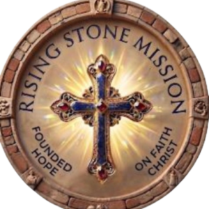 RisingStone Mission banner showing our vision and core values